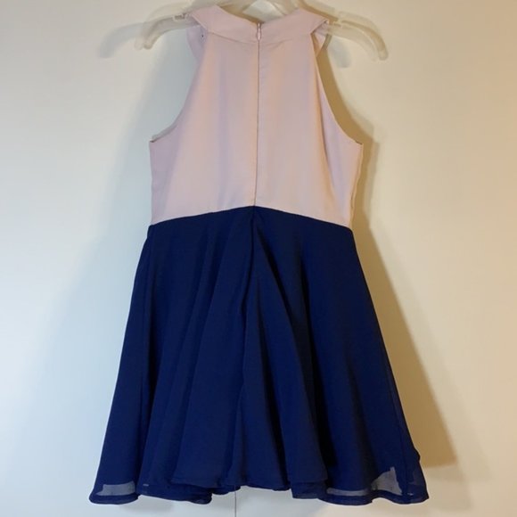 NWOT Pippa&Julie Crystal Embellished Chiffon Dress - Picture 11 of 12